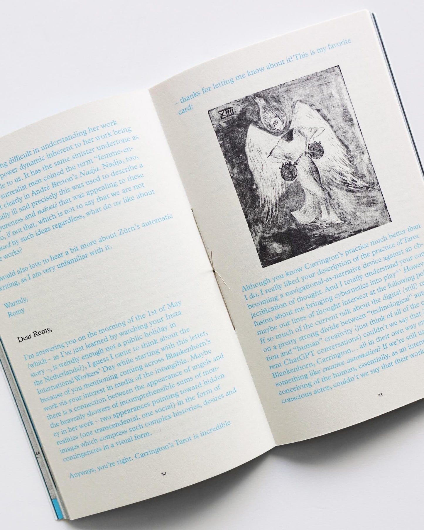 Blurry Angel: Letters on liking