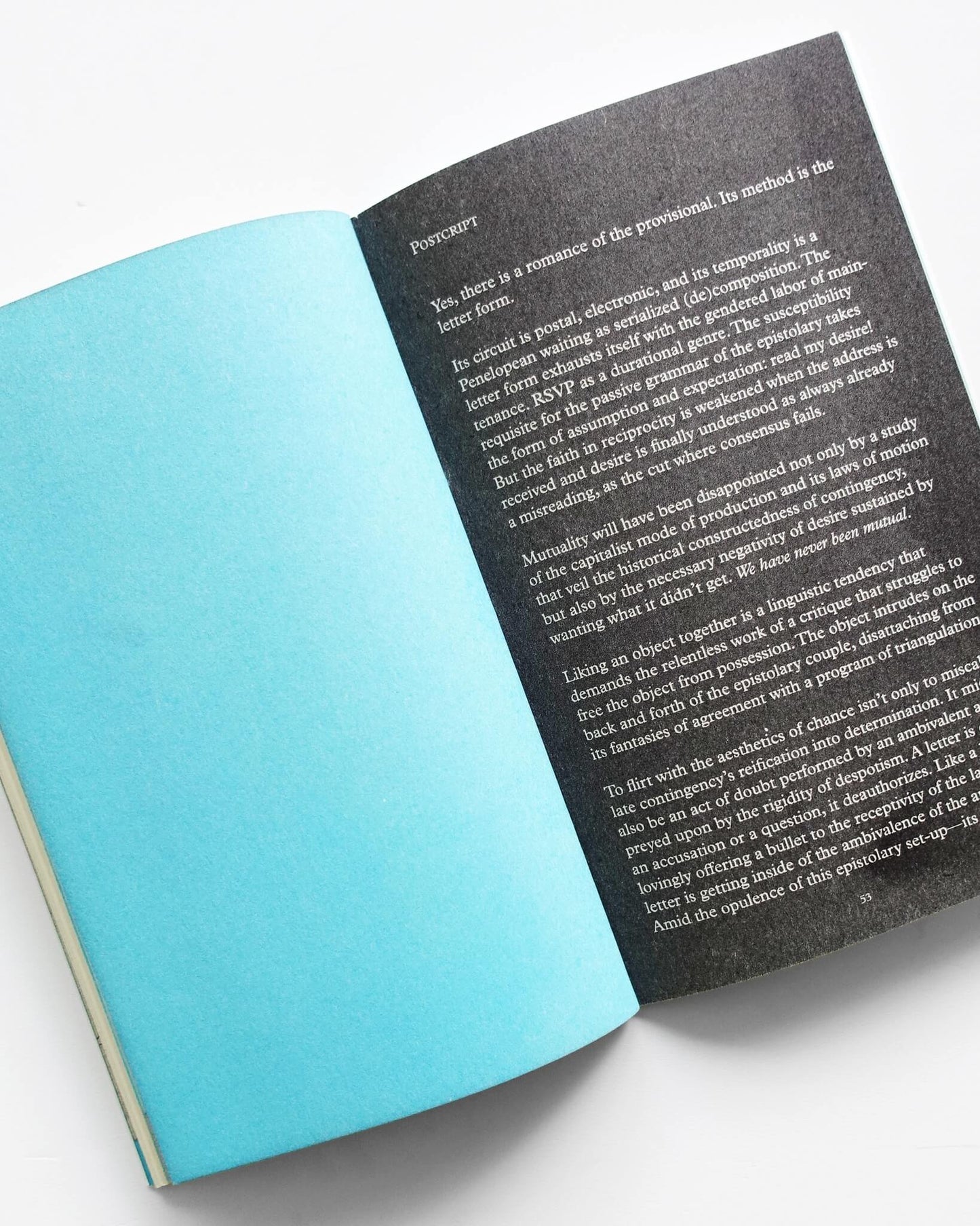 Blurry Angel: Letters on liking
