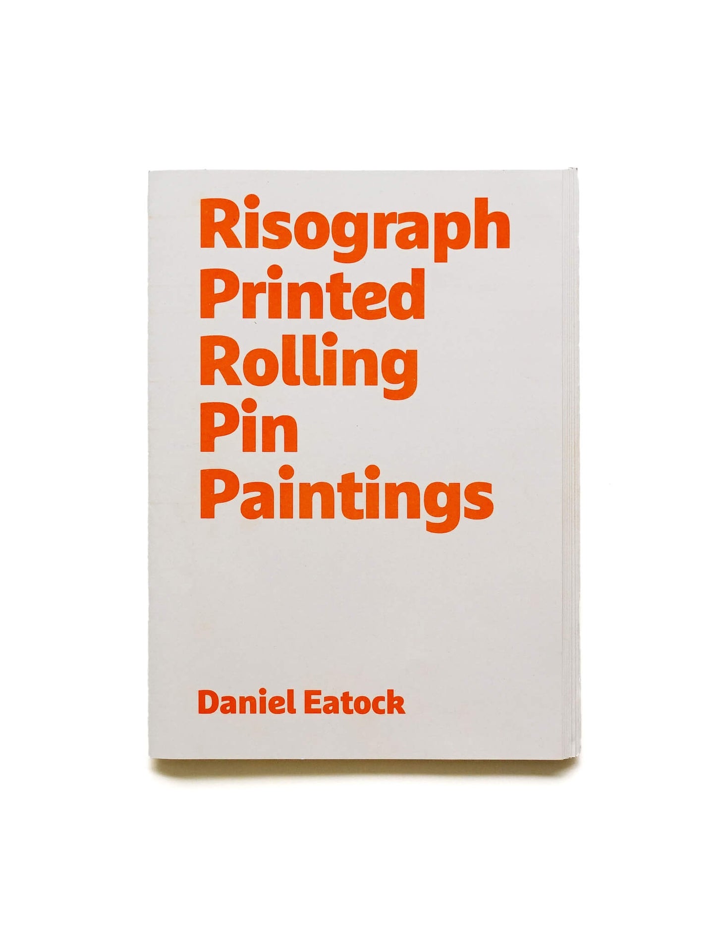 Risograph Printed Rolling Pin Paintings