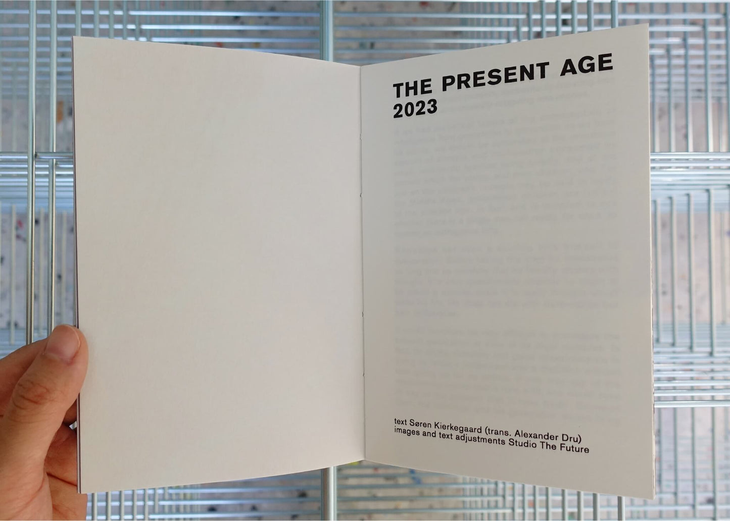 THE PRESENT AGE